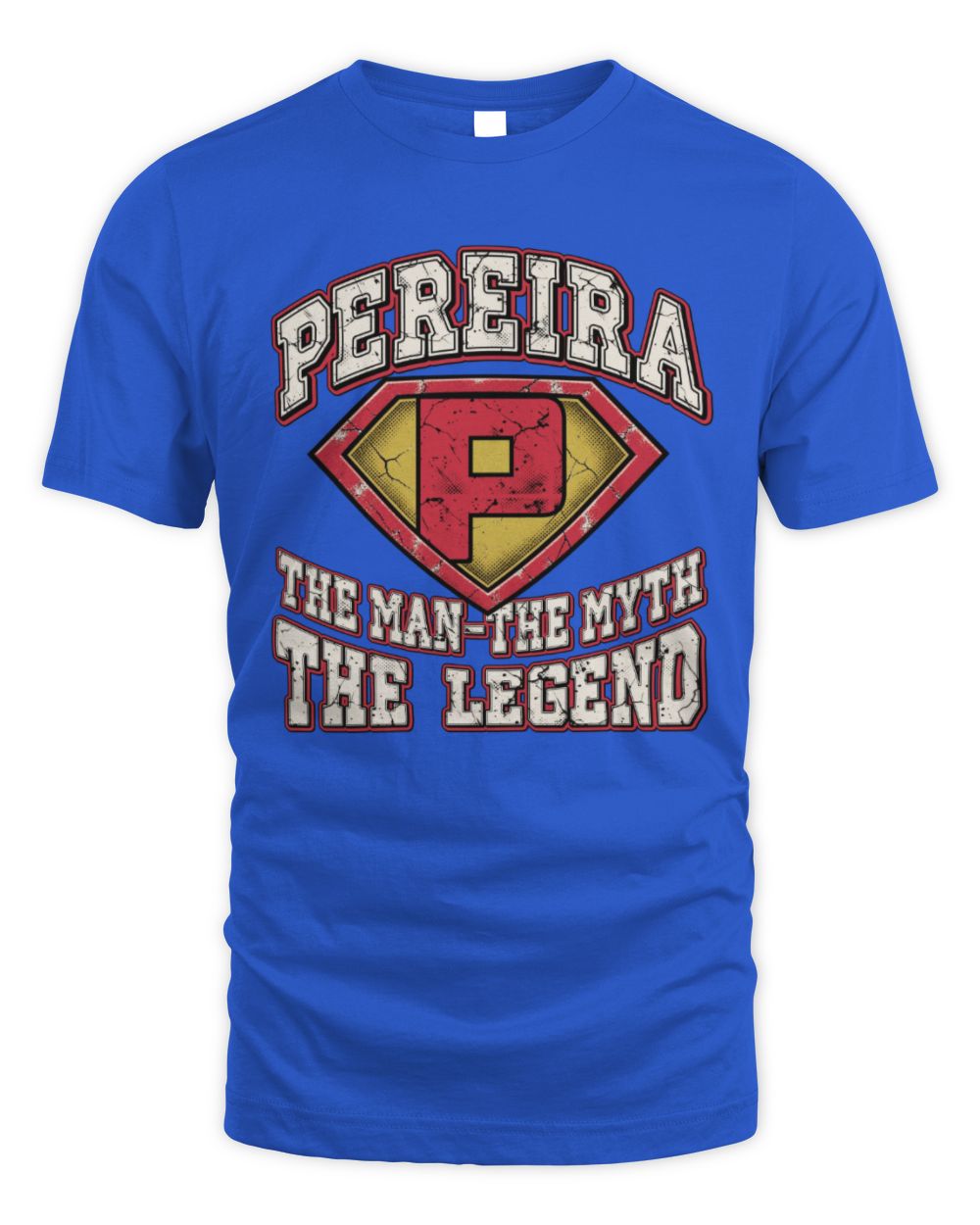 The Man The Myth The Legend Superman Graphic T-Shirt PEREIRA M1-74 / Unisex Standard T-Shirt / royal