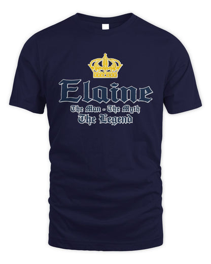 The Man The Myth The Legend Corona Beer T-Shirt ELAINE M1-S83 / Unisex Standard T-Shirt / navy