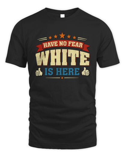 Have No Fear Your Name Is Here Cool Graphic T-Shirt WHITE M1-71 / Unisex Standard T-Shirt / black