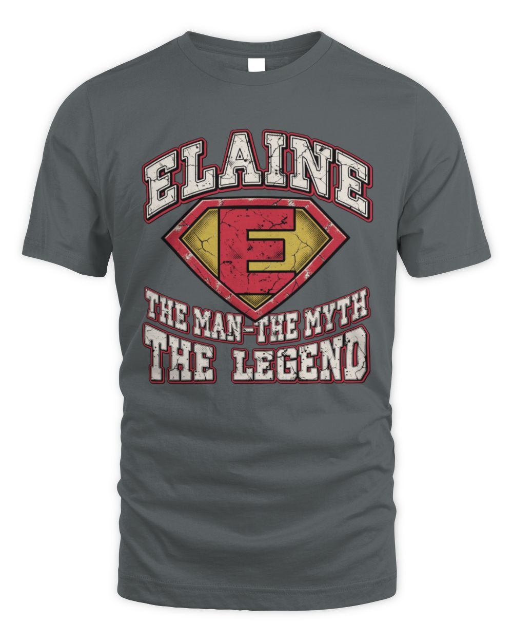 The Man The Myth The Legend Superman Graphic T-Shirt ELAINE M1-74 / Unisex Standard T-Shirt / charcoal
