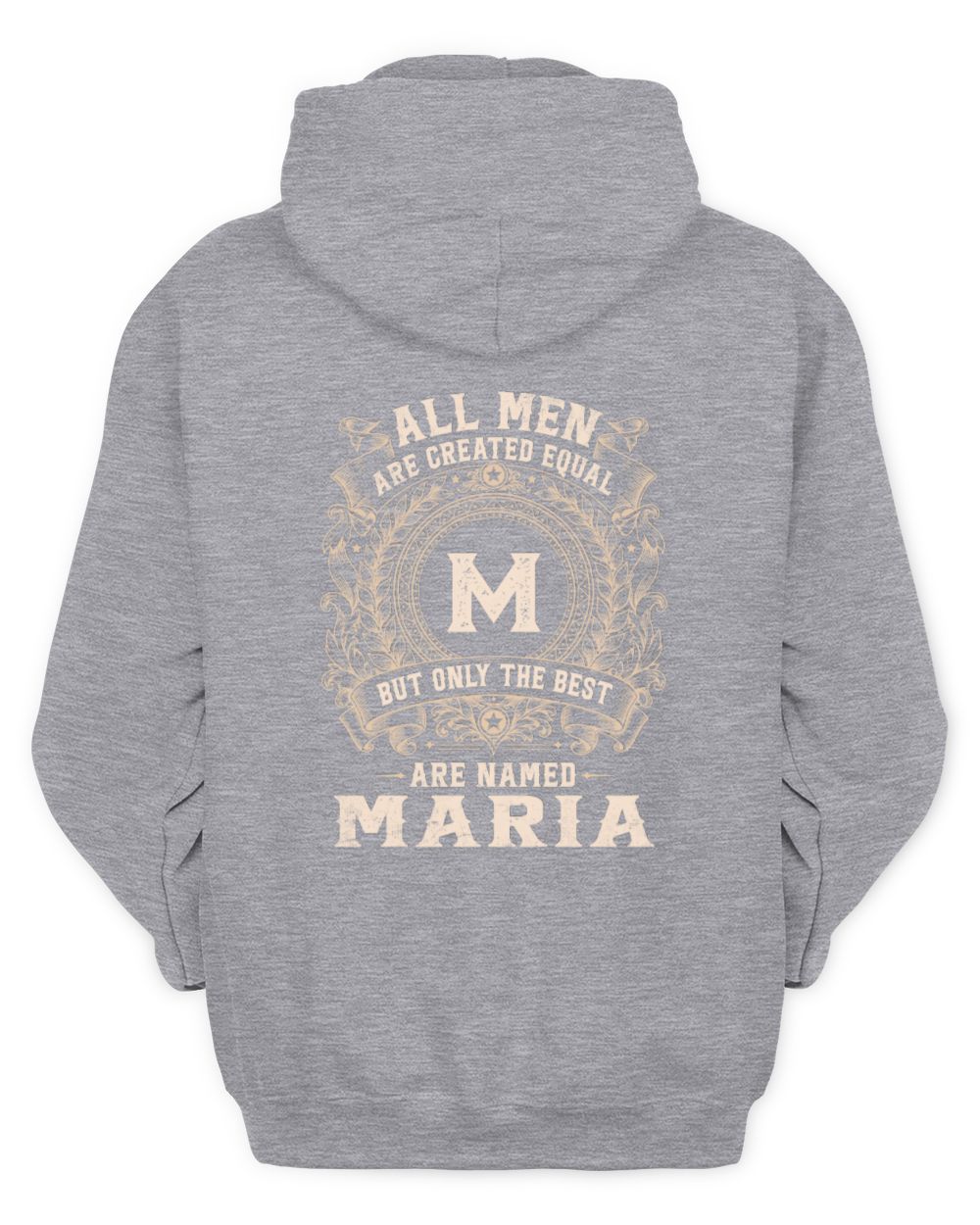 All Men Are Created Equal Cool Logo Shirt MARIA M1-60 / Unisex Hoodie / sport grey