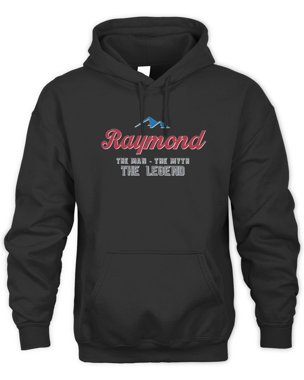 The Man The Myth The Legend Coors Light Beer T-Shirt RAYMOND M1-S84 / Unisex Hoodie / black