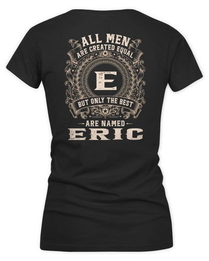 All Men Are Created Equal Cool Logo Shirt ERIC M1-60 / Women's V-Neck T-Shirt / black