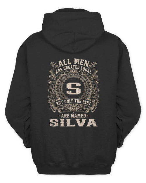 All Men Are Created Equal Cool Logo Shirt SILVA M1-60 / Unisex Hoodie / black