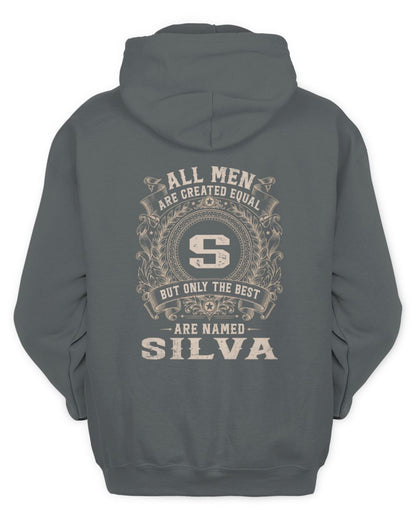All Men Are Created Equal Cool Logo Shirt SILVA M1-60 / Unisex Hoodie / charcoal