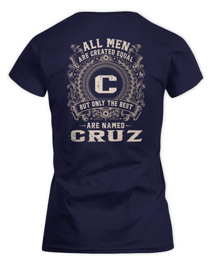 All Men Are Created Equal Cool Logo Shirt CRUZ M1-60 / Women's Standard T-Shirt / navy