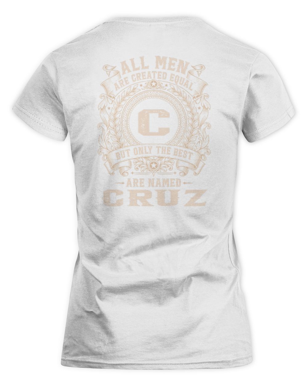 All Men Are Created Equal Cool Logo Shirt CRUZ M1-60 / Women's Standard T-Shirt / white