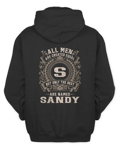 All Men Are Created Equal Cool Logo Shirt SANDY M1-60 / Unisex Hoodie / black
