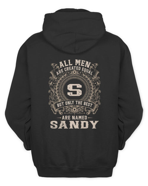 All Men Are Created Equal Cool Logo Shirt SANDY M1-60 / Unisex Hoodie / black