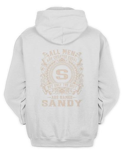 All Men Are Created Equal Cool Logo Shirt SANDY M1-60 / Unisex Hoodie / white