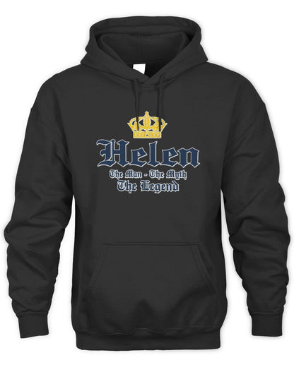 The Man The Myth The Legend Corona Beer T-Shirt HELEN M1-S83 / Unisex Hoodie / black