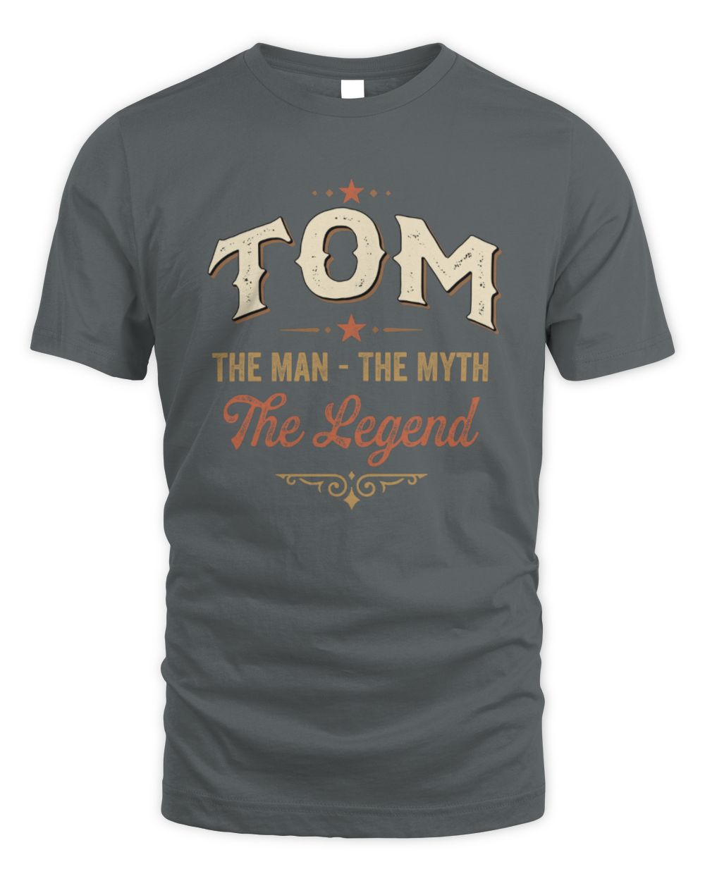 I'm Name I'm Not Rude I Just Have The Balls Funny T-Shirt TOM M1-77 / Unisex Standard T-Shirt / charcoal