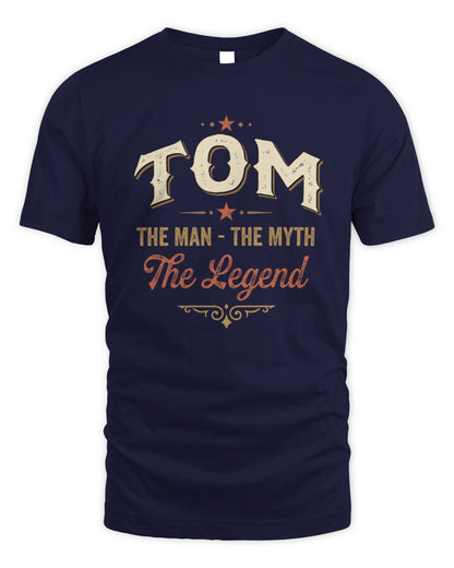 I'm Name I'm Not Rude I Just Have The Balls Funny T-Shirt TOM M1-77 / Unisex Standard T-Shirt / navy