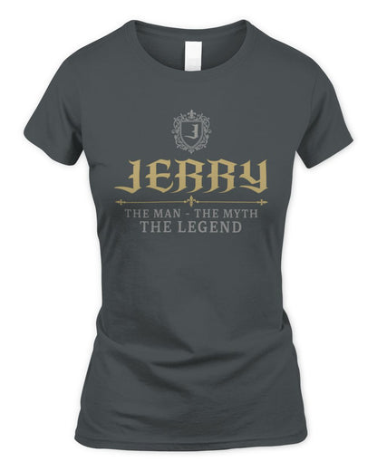 The Man The Myth The Legend Western Shirt JERRY M1-78 / Women's Standard T-Shirt / charcoal