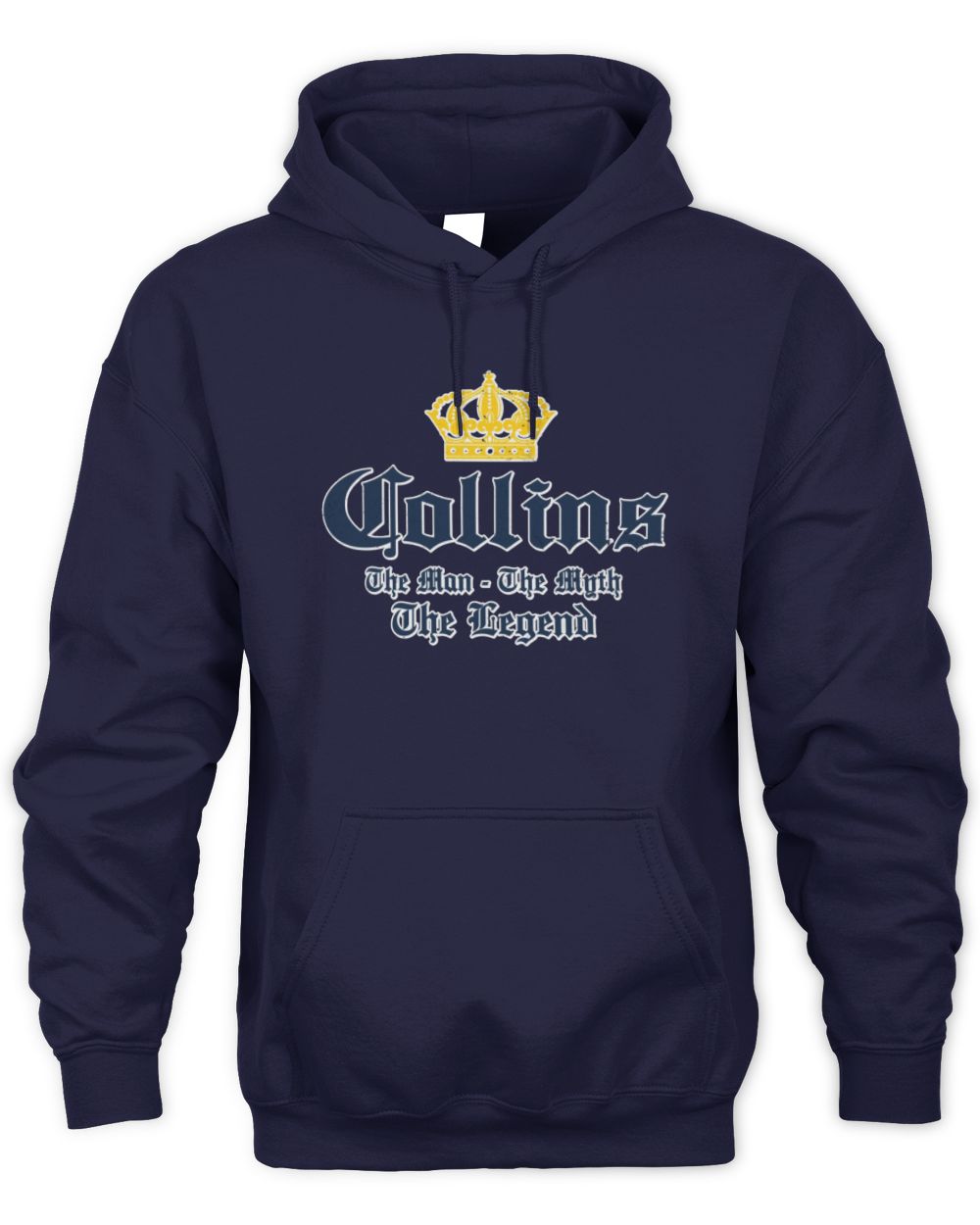 The Man The Myth The Legend Corona Beer T-Shirt COLLINS M1-S83 / Unisex Hoodie / navy