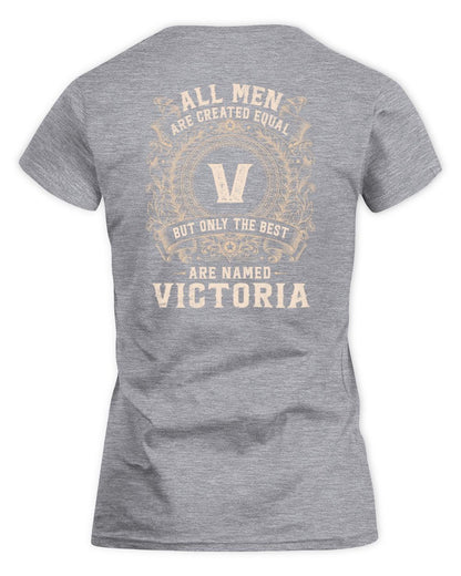 All Men Are Created Equal Cool Logo Shirt VICTORIA M1-60 / Women's Standard T-Shirt / sport grey