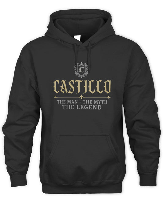 The Man The Myth The Legend Western Shirt CASTILLO M1-78 / Unisex Hoodie / black