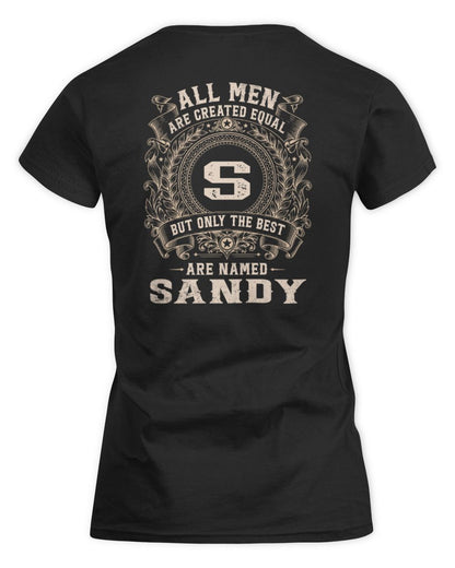 All Men Are Created Equal Cool Logo Shirt SANDY M1-60 / Women's Standard T-Shirt / black