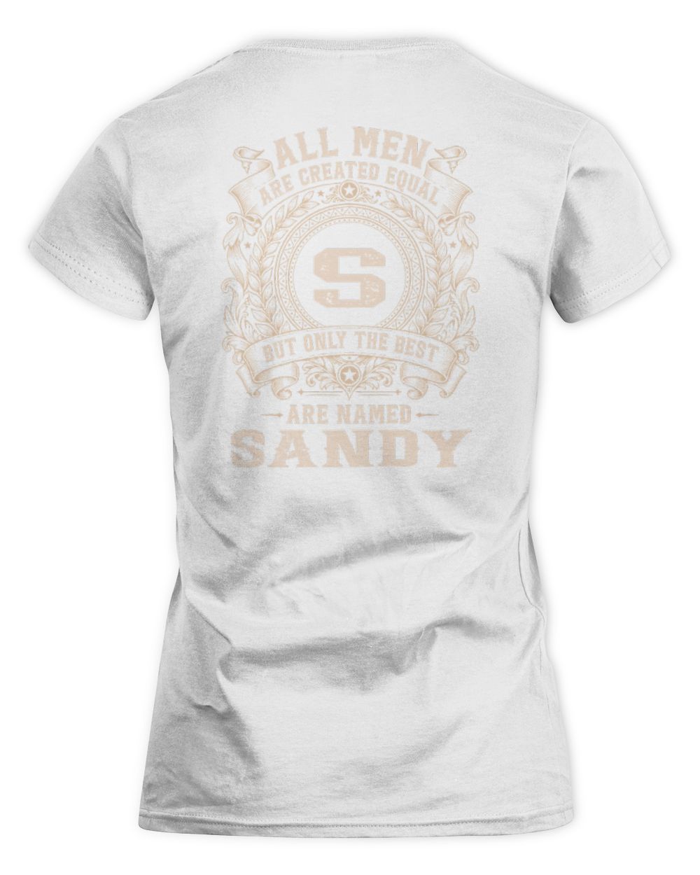 All Men Are Created Equal Cool Logo Shirt SANDY M1-60 / Women's Standard T-Shirt / white