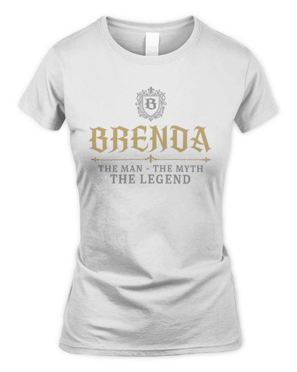 The Man The Myth The Legend Western Shirt BRENDA M1-78 / Women's Standard T-Shirt / white