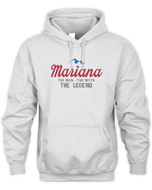 The Man The Myth The Legend Coors Light Beer T-Shirt MARIANA M1-S84 / Unisex Hoodie / white