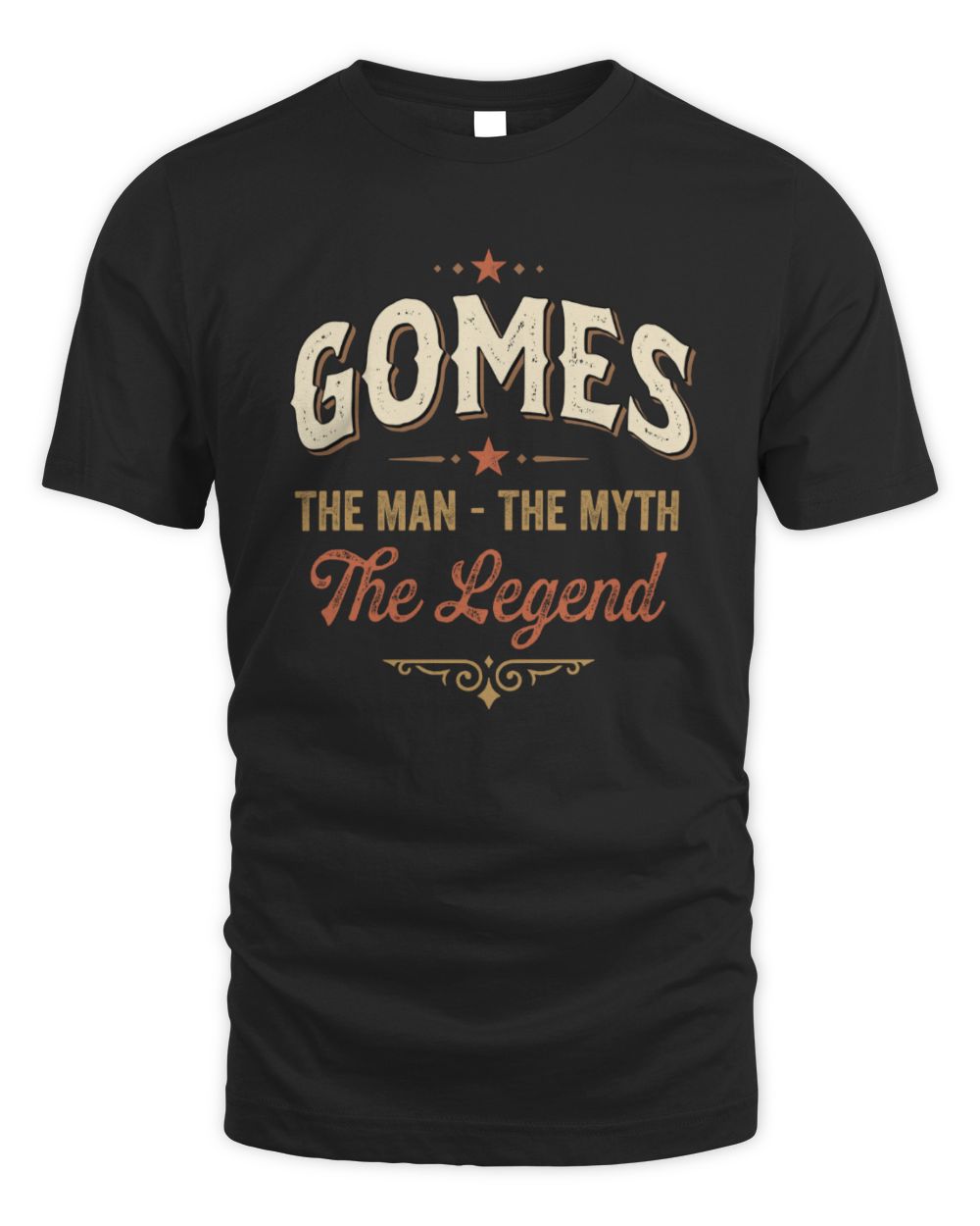 I'm Name I'm Not Rude I Just Have The Balls Funny T-Shirt GOMES M1-77 / Unisex Standard T-Shirt / black