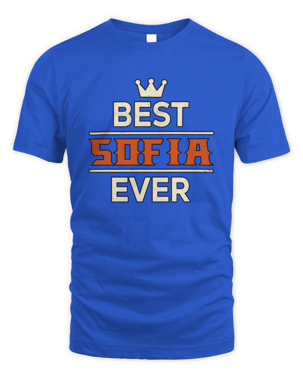 Best Your Name With Crown Shirt SOFIA M1-59 / Unisex Standard T-Shirt / royal