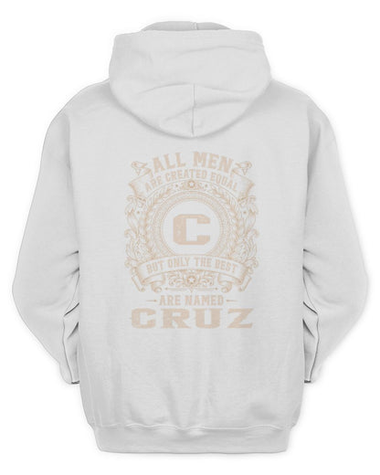 All Men Are Created Equal Cool Logo Shirt CRUZ M1-60 / Unisex Hoodie / white