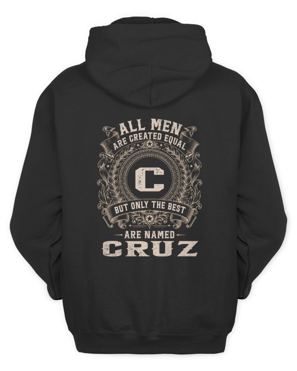All Men Are Created Equal Cool Logo Shirt CRUZ M1-60 / Unisex Hoodie / black
