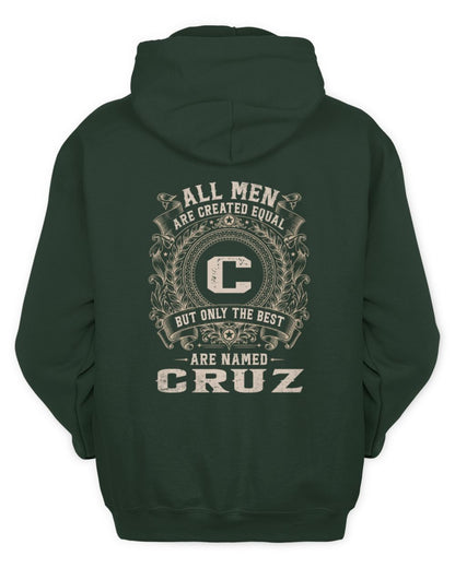 All Men Are Created Equal Cool Logo Shirt CRUZ M1-60 / Unisex Hoodie / forest green