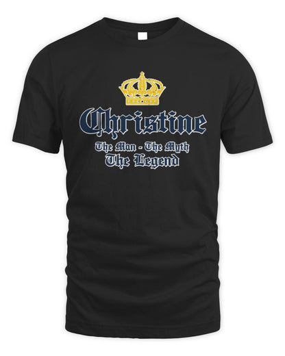 The Man The Myth The Legend Corona Beer T-Shirt CHRISTINE M1-S83 / Unisex Standard T-Shirt / black