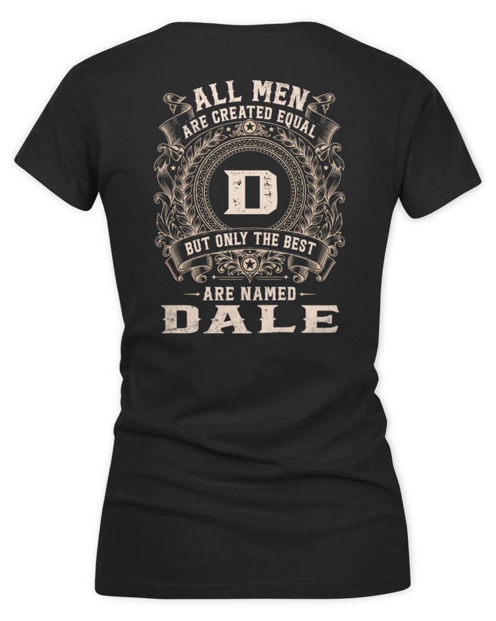 All Men Are Created Equal Cool Logo Shirt DALE M1-60 / Women's V-Neck T-Shirt / black