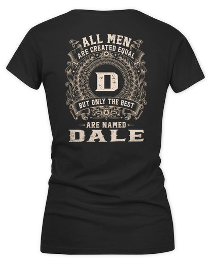 All Men Are Created Equal Cool Logo Shirt DALE M1-60 / Women's V-Neck T-Shirt / black