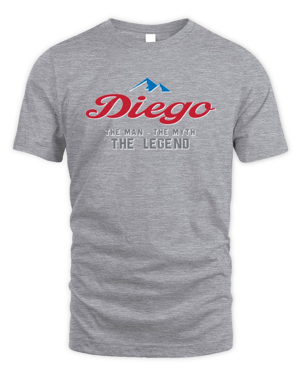 The Man The Myth The Legend Coors Light Beer T-Shirt DIEGO M1-S84 / Unisex Standard T-Shirt / sport grey