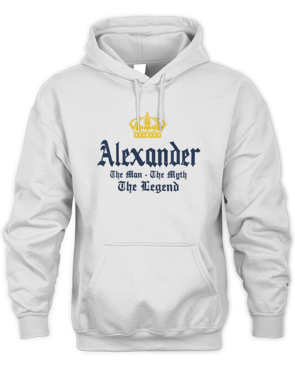 The Man The Myth The Legend Corona Beer T-Shirt ALEXANDER M1-S83 / Unisex Hoodie / white