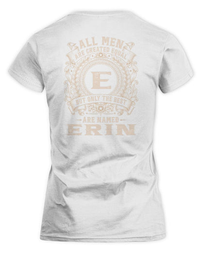 All Men Are Created Equal Cool Logo Shirt ERIN M1-60 / Women's Standard T-Shirt / white