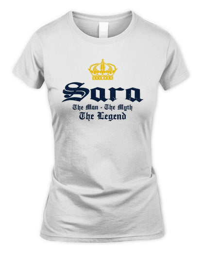The Man The Myth The Legend Corona Beer T-Shirt SARA M1-S83 / Women's Standard T-Shirt / white