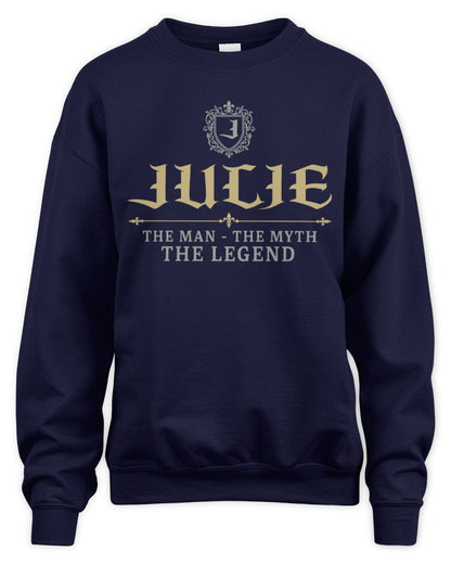 The Man The Myth The Legend Western Shirt JULIE M1-78 / Unisex Sweatshirt / navy