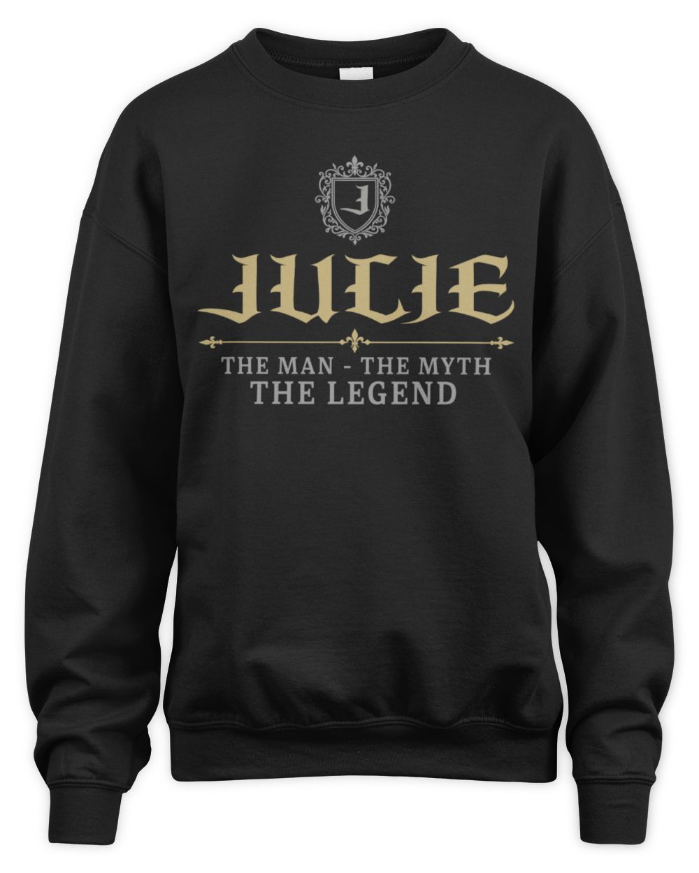 The Man The Myth The Legend Western Shirt JULIE M1-78 / Unisex Sweatshirt / black