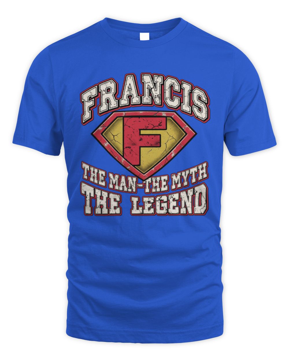 The Man The Myth The Legend Superman Graphic T-Shirt FRANCIS M1-74 / Unisex Standard T-Shirt / royal