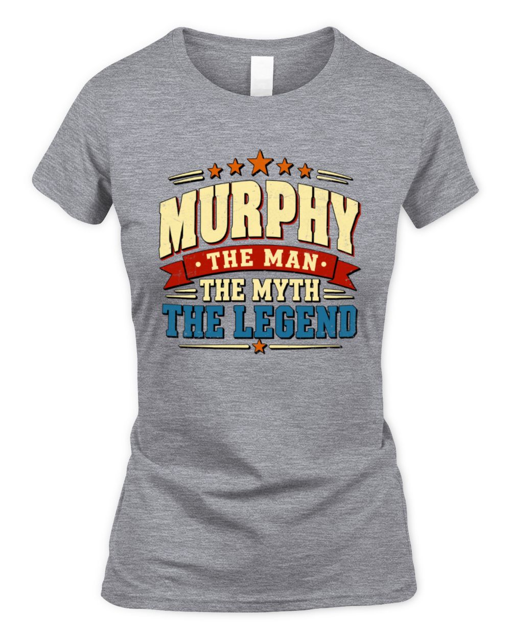 The Man The Myth The Legend Ribbon Vintage T-Shirt MURPHY M1-56 / Women's Standard T-Shirt / sport grey