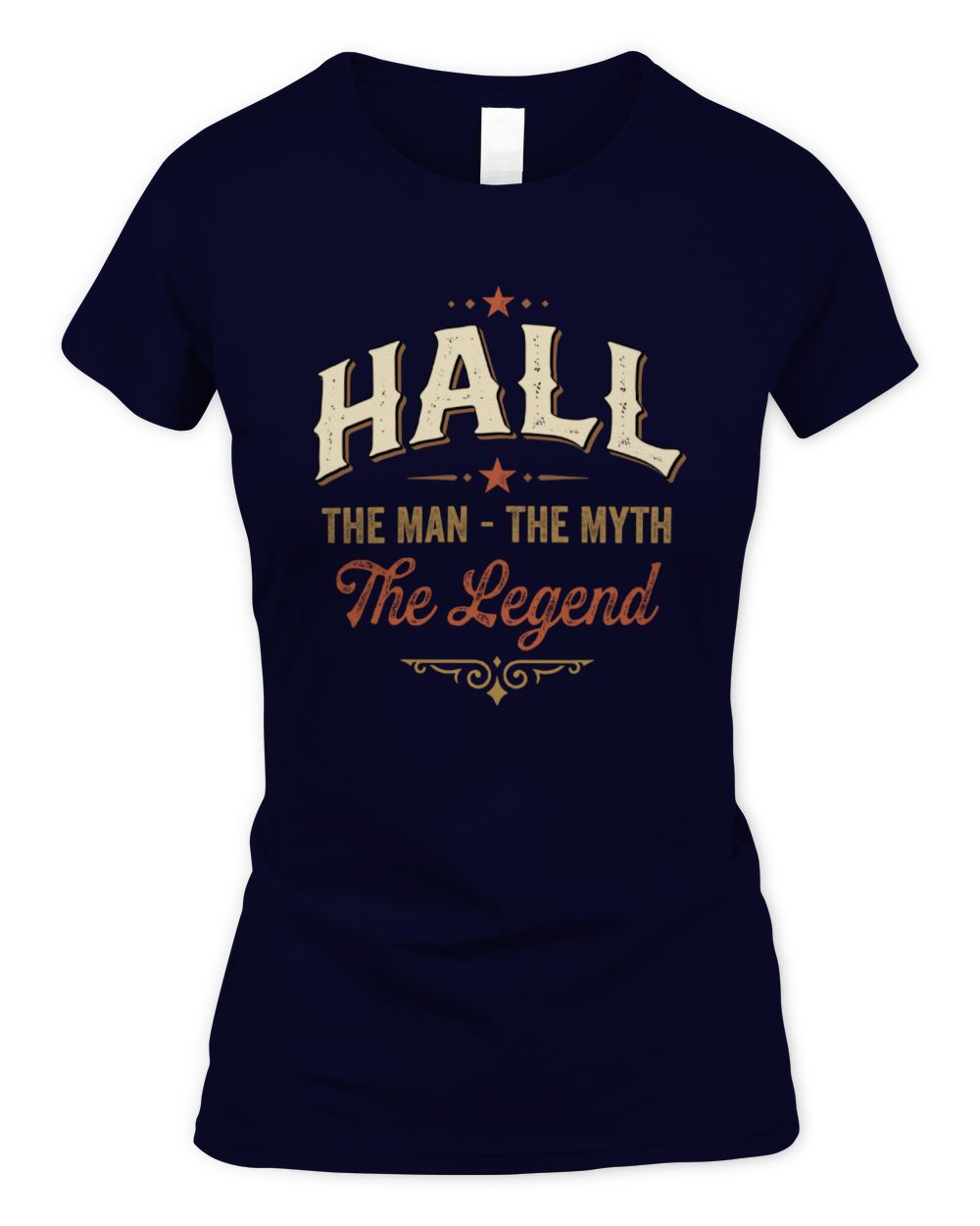 I'm Name I'm Not Rude I Just Have The Balls Funny T-Shirt HALL M1-77 / Women's Standard T-Shirt / navy