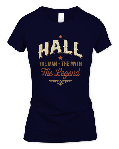 I'm Name I'm Not Rude I Just Have The Balls Funny T-Shirt HALL M1-77 / Women's Standard T-Shirt / navy