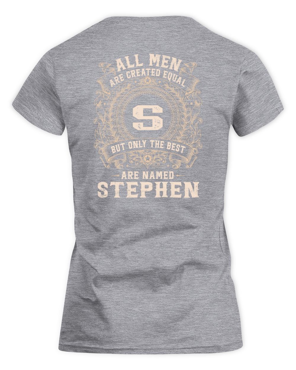 All Men Are Created Equal Cool Logo Shirt STEPHEN M1-60 / Women's Standard T-Shirt / sport grey