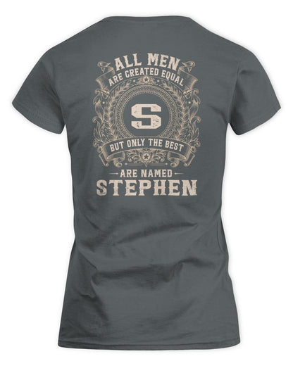 All Men Are Created Equal Cool Logo Shirt STEPHEN M1-60 / Women's Standard T-Shirt / charcoal