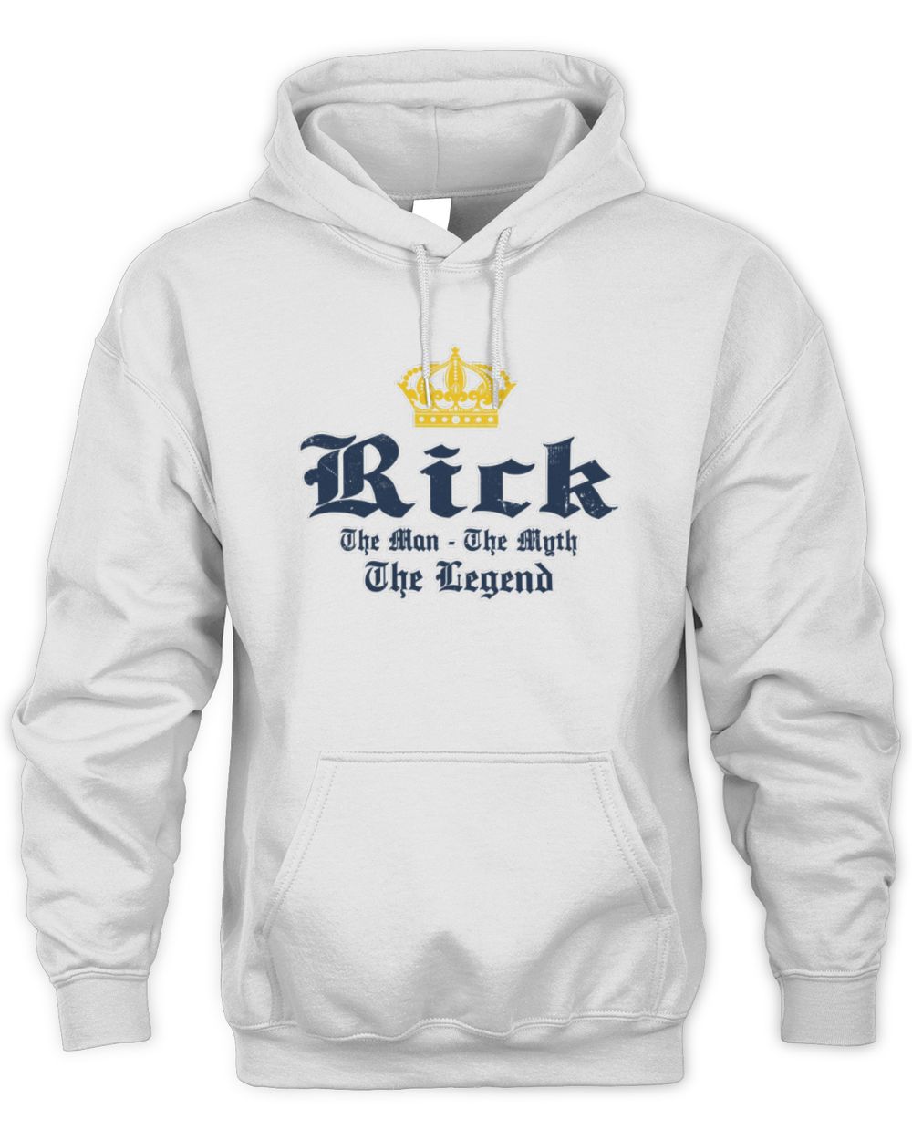 The Man The Myth The Legend Corona Beer T-Shirt RICK M1-S83 / Unisex Hoodie / white