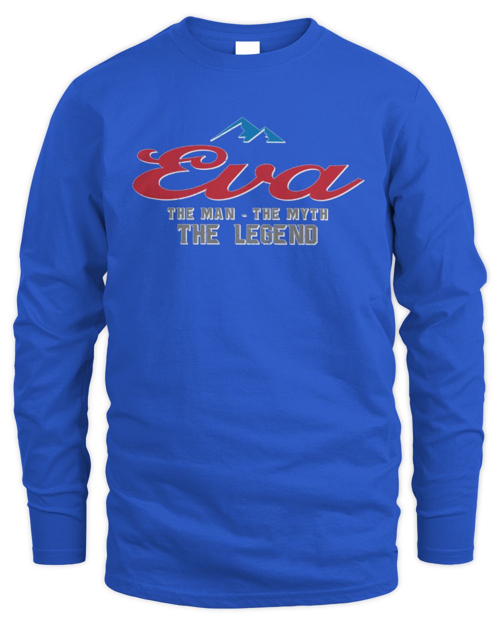 The Man The Myth The Legend Coors Light Beer T-Shirt EVA M1-S84 / Men's Long Sleeved T-Shirt / royal