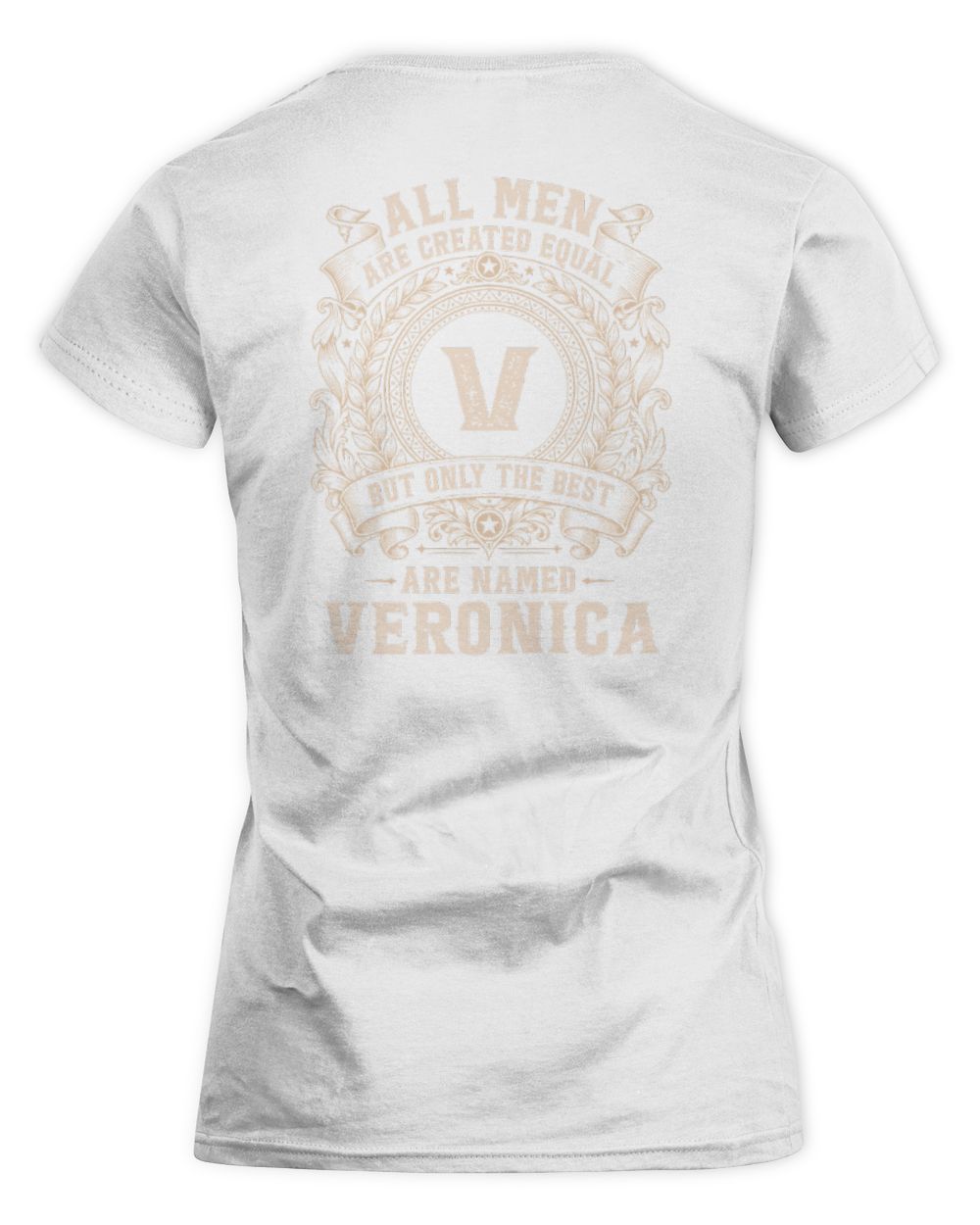 All Men Are Created Equal Cool Logo Shirt VERONICA M1-60 / Women's Standard T-Shirt / white