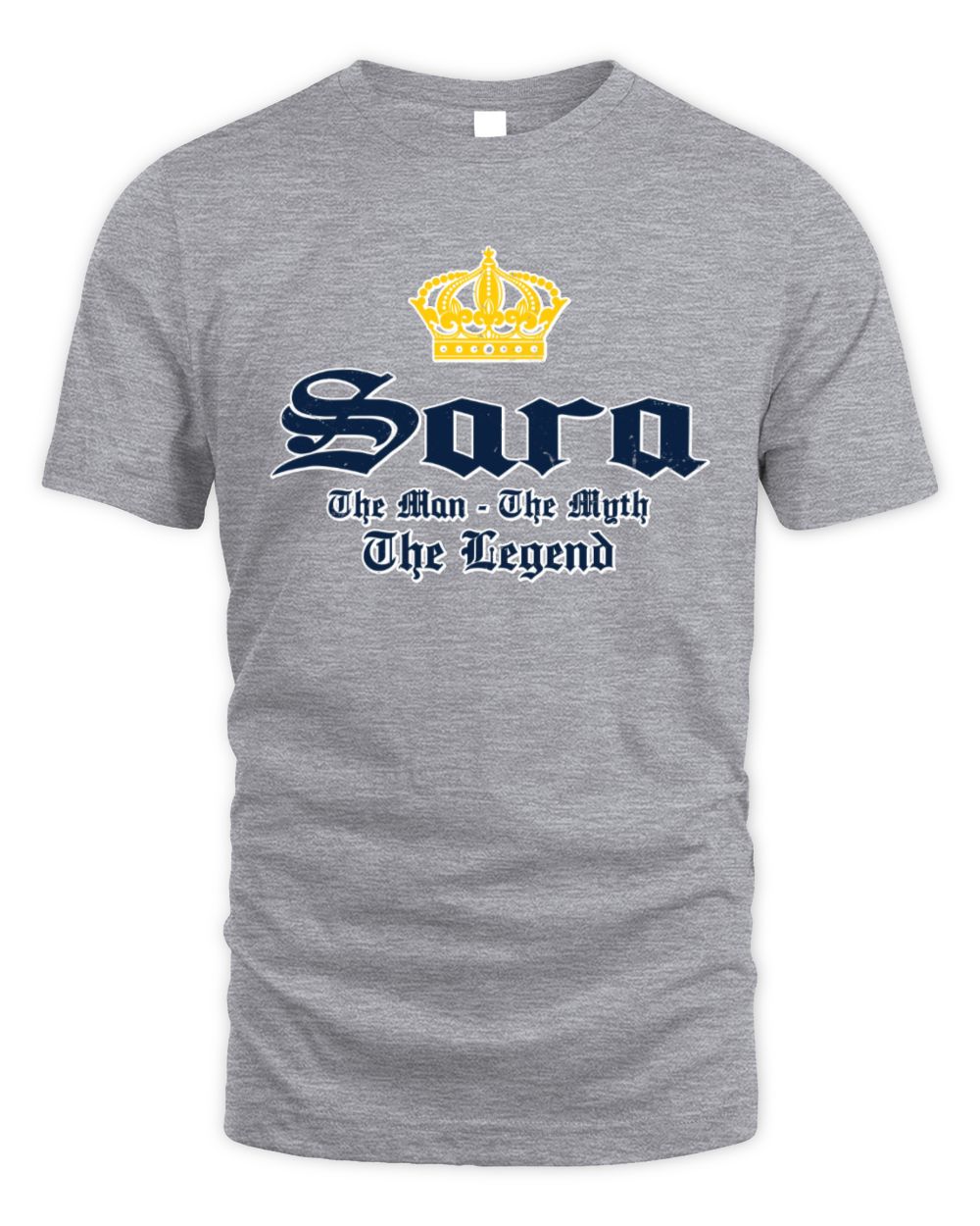 The Man The Myth The Legend Corona Beer T-Shirt SARA M1-S83 / Unisex Standard T-Shirt / sport grey