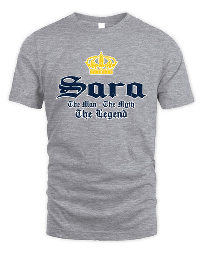 The Man The Myth The Legend Corona Beer T-Shirt SARA M1-S83 / Unisex Standard T-Shirt / sport grey